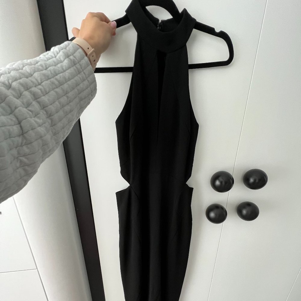 Intermix black gown petite